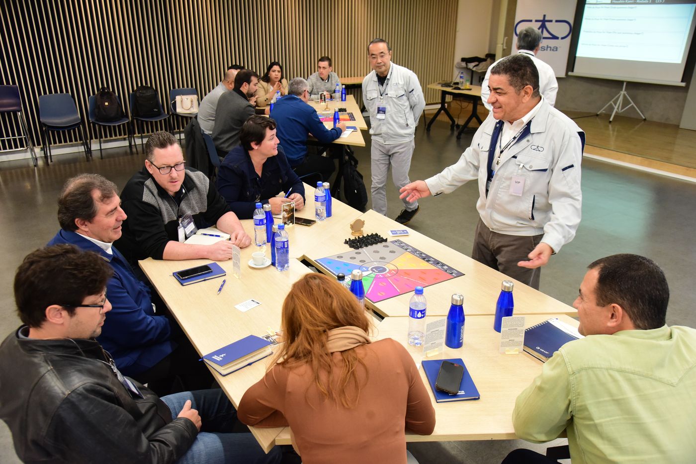 Facilitação de uma dinâmica de melhoria contínua junto à mesa de trabalho